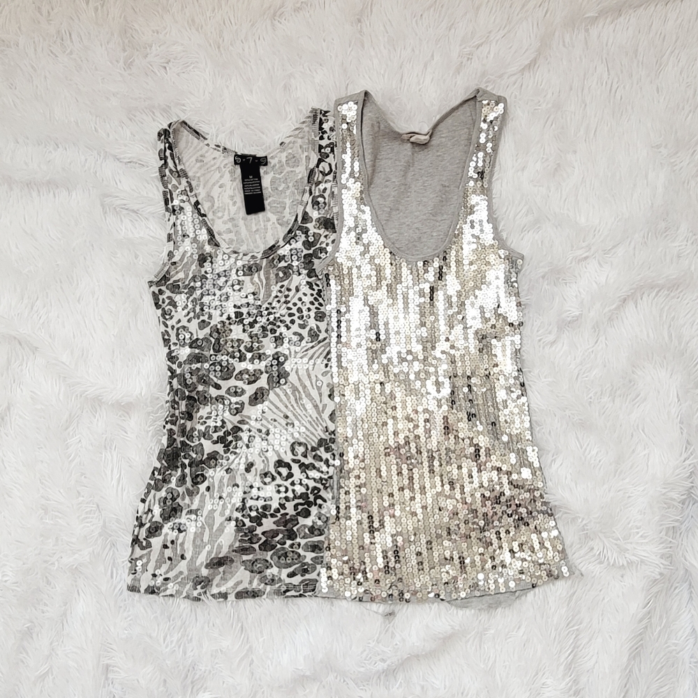 Sequined Tank Tops